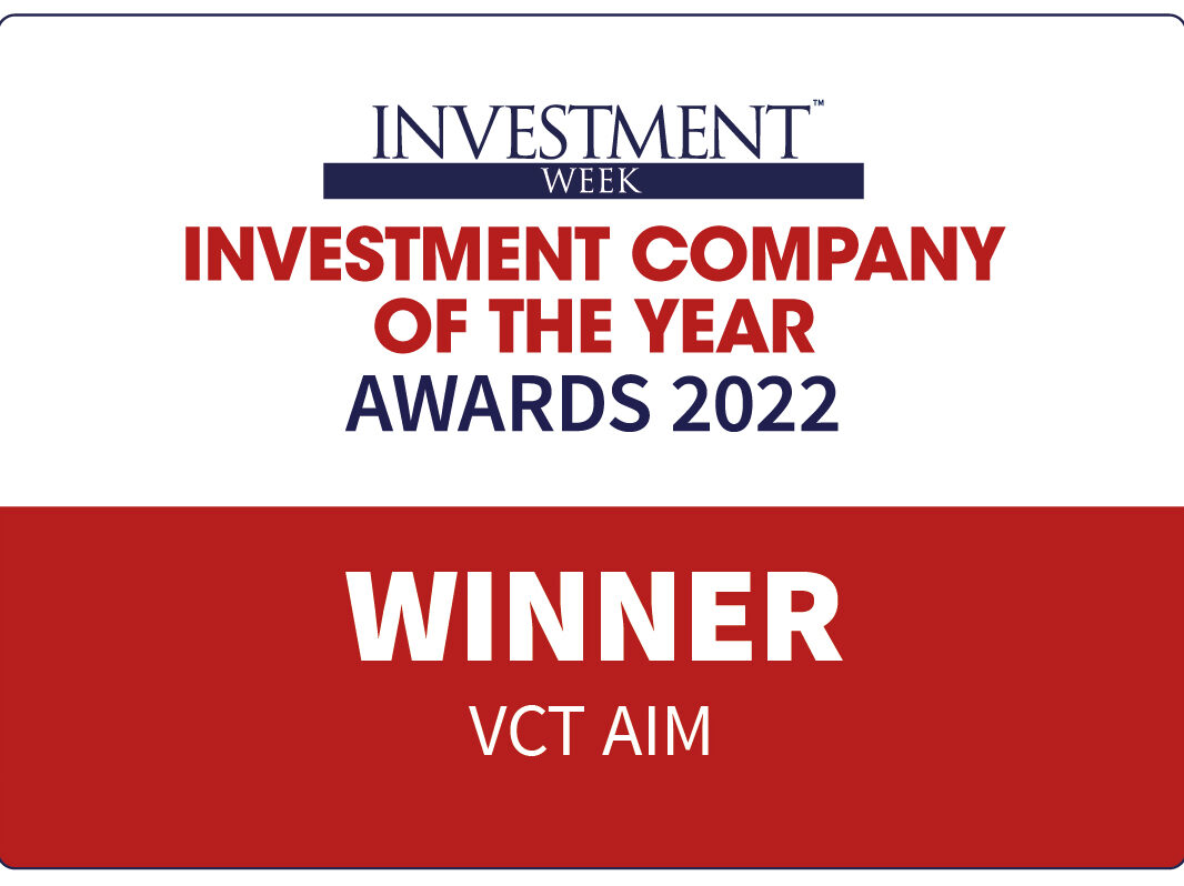 Investment Week 2022: Amati AIM VCT Winner of VCT AIM Quoted Category
